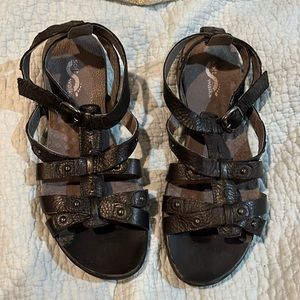 Soft Walk black strappy sandals